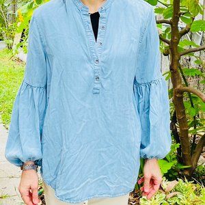 Ralph Lauren Blouson Blouse Size Large